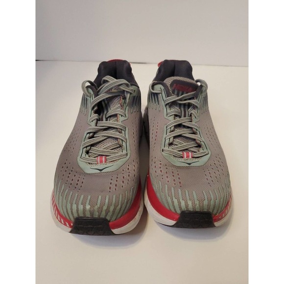 Hoka One One W Clifton 5 Running Shoes Women’s Size 8.5 Gray Pink 1093756 AMTL - Picture 2 of 9